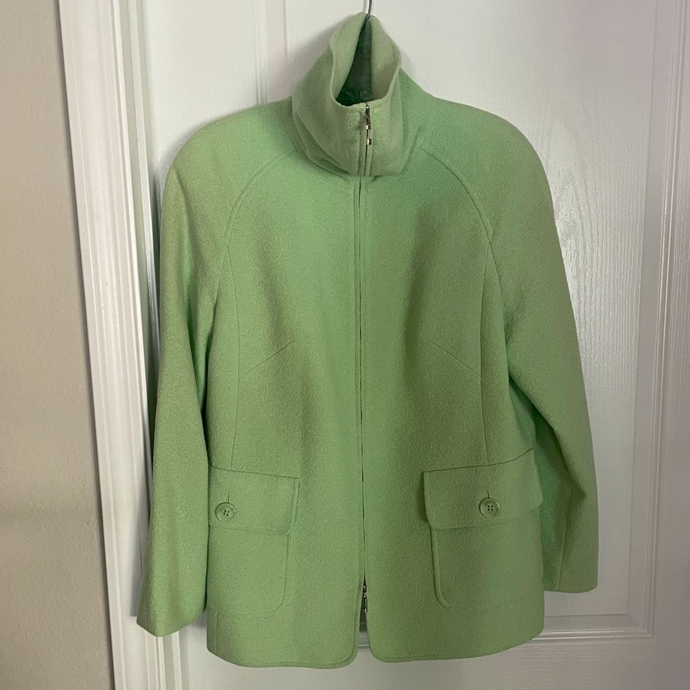 Escada Light Green Jacket Euc - image 1